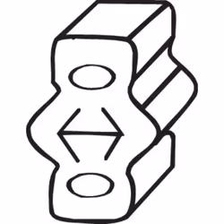 Suspension, échappement BOSAL 255-809