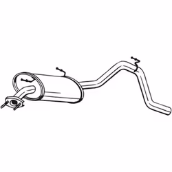Silencieux arrière BOSAL 278-081