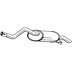 Silencieux arrière BOSAL 278-423