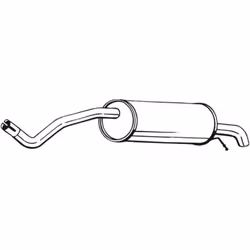 Silencieux arrière BOSAL 278-661