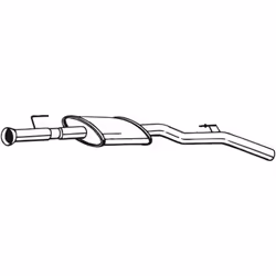 Silencieux central BOSAL 278-667