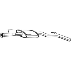 Silencieux central BOSAL 278-667