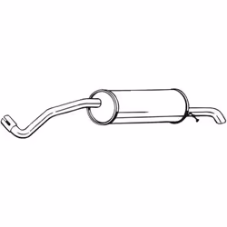 Silencieux arrière BOSAL 278-715