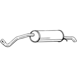 Silencieux arrière BOSAL 278-715