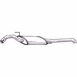 Silencieux arrière BOSAL 279-461