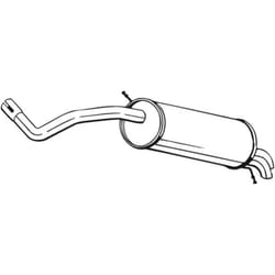 Silencieux arrière BOSAL 279-537