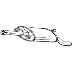 Silencieux arrière BOSAL 279-653