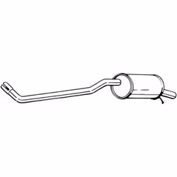 Silencieux arrière BOSAL 279-671