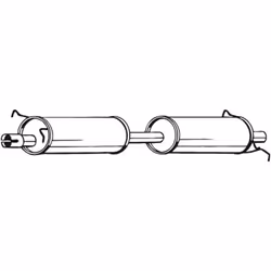 Silencieux central BOSAL 280-055