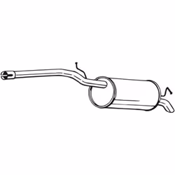 Silencieux arrière BOSAL 280-161