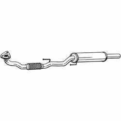 Silencieux avant BOSAL 280-413