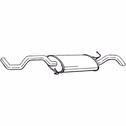 Silencieux arrière BOSAL 281-373