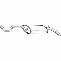 Silencieux arrière BOSAL 281-377