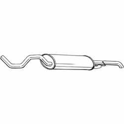 Silencieux arrière BOSAL 281-533
