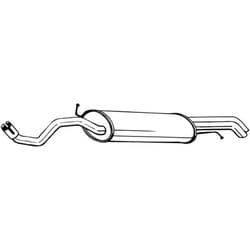 Silencieux arrière BOSAL 281-967