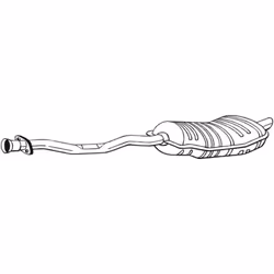 Silencieux arrière BOSAL 282-217