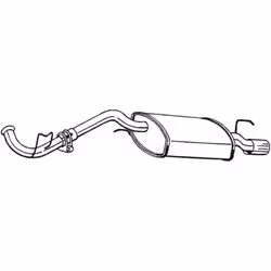 Silencieux arrière BOSAL 282-511
