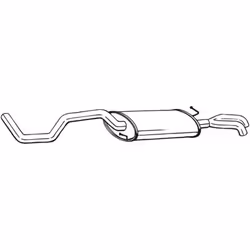 Silencieux arrière BOSAL 282-643