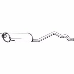 Silencieux central BOSAL 283-495