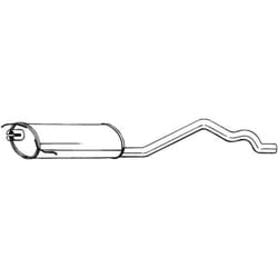 Silencieux central BOSAL 283-495