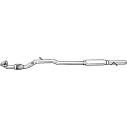 Silencieux central BOSAL 284-525