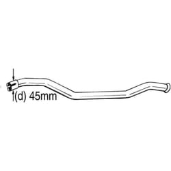Tuyau d'échappement BOSAL 889-169