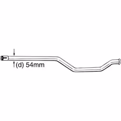 Tuyau d'échappement BOSAL 889-171