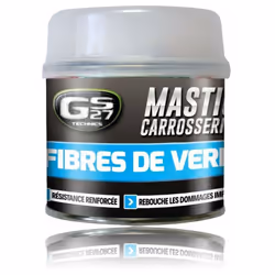 Le mastic fibre de verre de la marque GS27 est utilisé pour la réparation de défauts sur votre carrosserie.