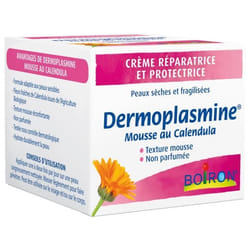 Crème réparatrice - BOIRON - Dermoplasmine Mousse - 20 g - Calendula - Peaux fragilisées