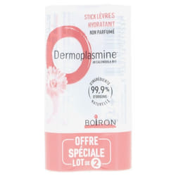 Soin des lèvres - Boiron - Dermoplasmine - Stick au Calendula - Lot de 2 - 4 g chacun