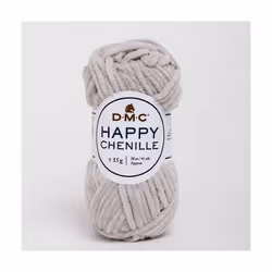 Pelote Amigurumi - DMC - HAPPY CHENILLE - 15g - Gris - 100% Polyester