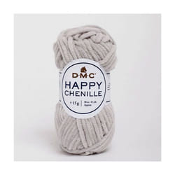 Pelote Amigurumi - DMC - HAPPY CHENILLE - 15g - Gris - 100% Polyester