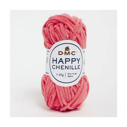 Fil velours - DMC - Happy Chenille - 15 g - 100 % polyester - Couleur Corail