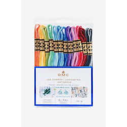 Fils Mouliné - DMC - Assortiment Spécial - Coloris Ombrés - 100% coton - 12 échevettes de 4m