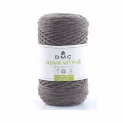 DMC Nova Vita 4, Moyen, Marron, Coton/Polyester, 200 m, G-6, 40 °C