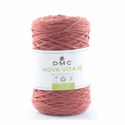 DMC Nova Vita 4, Moyen, Rouge, Coton/Polyester, 200 m, G-6, 40 °C