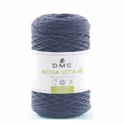 DMC Nova Vita 4, Moyen, Marine, Coton/Polyester, 200 m, G-6, 40 °C