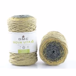 DMC Nova Vita 4, Moyen, Vert, Jaune, Coton/Polyester, 200 m, G-6, 40 °C
