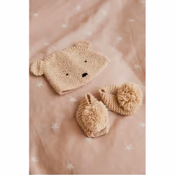 DMC TR107K, Kit de tricot pour enfants, Acrylique, Coton, Nylon, Beige
