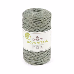 DMC Nova Vita 4, Trapu, Kaki, Coton/Polyester, 200 m, Oeko-Tex®, 250 g