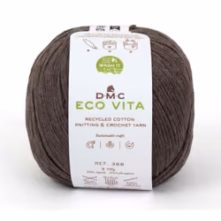 DMC Eco Vita, Artisanat, Marron, Coton, 250 m, Cotton, 100%, 4 - 5