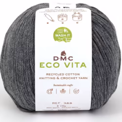 DMC Eco Vita, Artisanat, Gris, Coton, 250 m, Cotton, 100%, 4 - 5