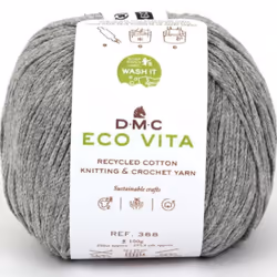 DMC Eco Vita, Artisanat, Gris, Coton, 250 m, Cotton, 100%, 4 - 5