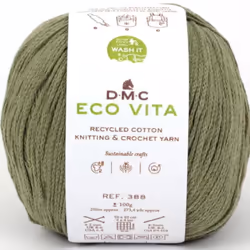DMC Eco Vita, Artisanat, Kaki, Coton, 250 m, Cotton, 100%, 4 - 5