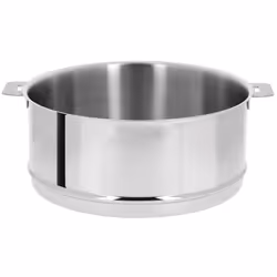 Cristel Element cuit-vapeur 20cm, Acier inoxydable, Rond, Vitrocéramique, Gaz, Halogène, Induction, Acier inoxydable, Acier i ...