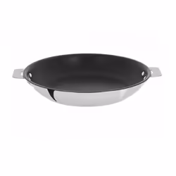 Cristel P22QMPE, Rond, Poêle polyvalente, Noir, Acier inoxydable, Exceliss+, Aluminium, Acier inoxydable, 1,3 L