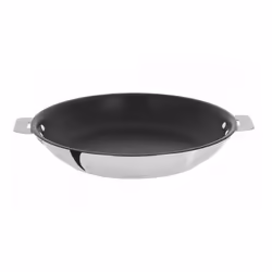 Cristel P28QMPE, Rond, Poêle polyvalente, Noir, Acier inoxydable, Exceliss+, Casteline, Aluminium, Acier inoxydable