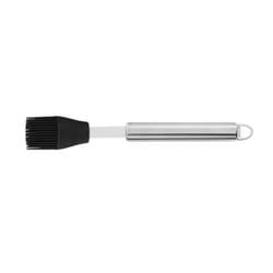 Cristel TCAPS Pinceau à pâtisserie Silicone Noir, Acier inoxydable