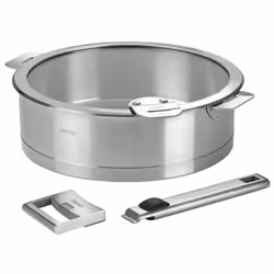 Cristel K20SA couvercle Rond Acier inoxydable, Transparent