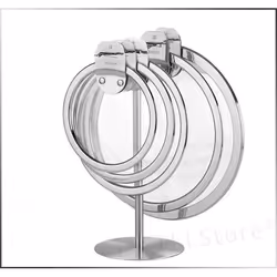 Cristel K28SA couvercle Rond Acier inoxydable, Transparent